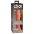 King Cock Elite 8 - Naturgetreuer Vibrator 20cm (dunkel)