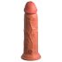 King Cock Elite 8 - Naturgetreuer Vibrator 20cm (dunkel)