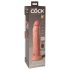 King Cock Elite 9 - Vibrator mit Saugnapf 23 cm - Hautfarben