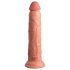King Cock Elite 9 - Vibrator mit Saugnapf 23 cm - Hautfarben