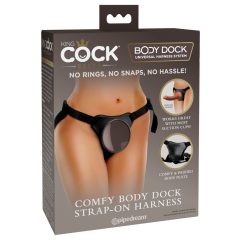   King Cock Elite Bequeme Body Dock - anbringbare Unterwäsche (braun)