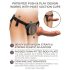 King Cock Elite Bequemer Body Dock - Strap-On Gurt (Braun)