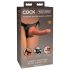 King Cock Elite Comfy - Aufsteckbares Dildo mit Gurt (Dunkel Natur)
