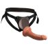 King Cock Elite Comfy - Aufsteckbares Dildo mit Gurt (Dunkel Natur)