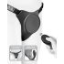 Body Dock G-Punkt Pro - Funk-Fernbedienbarer Strap-On (Schwarz)