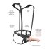 Body Dock - Strap-On Slip mit Hosenträgern (schwarz)