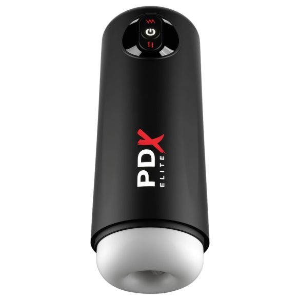 PDX Elite Moto Milker - Stoß-Vibrationsmasturbator (schwarz)