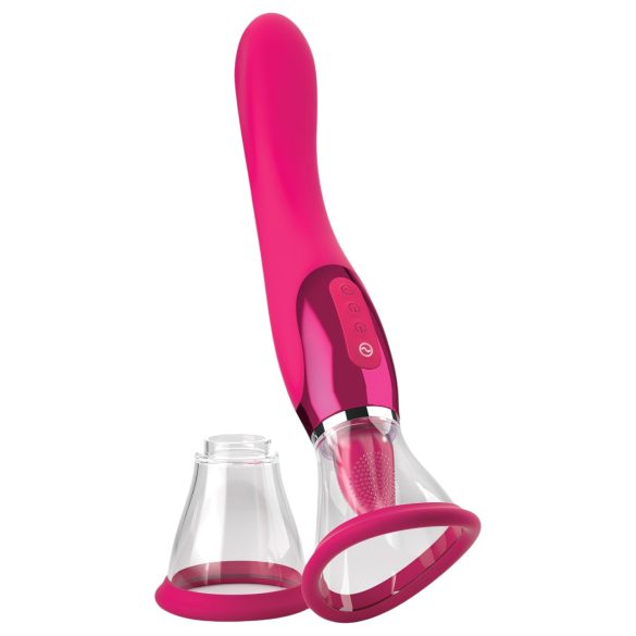 JimmyJane Apex - 2in1 Zungenvibrator (Pink)