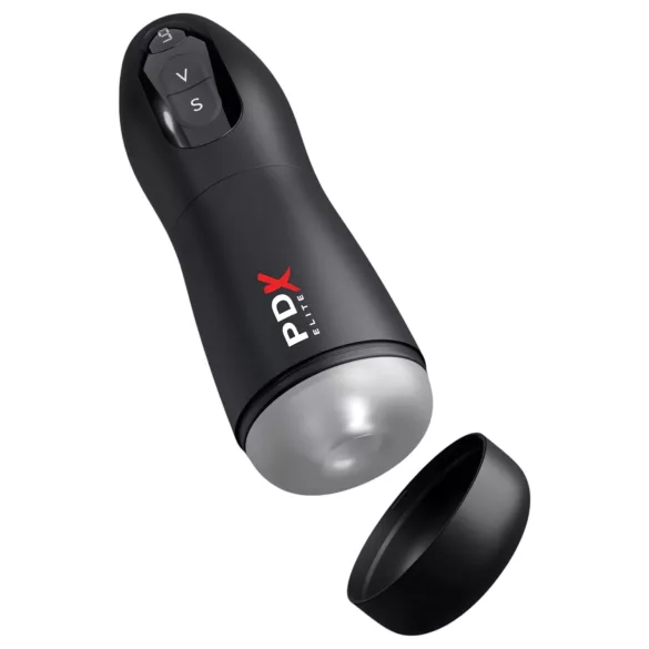 PDX Suck-O-Matic - akkubetriebener, automatischer Masturbator (schwarz)
