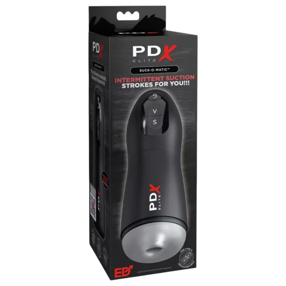 PDX Suck-O-Matic - akkubetriebener, automatischer Masturbator (schwarz)