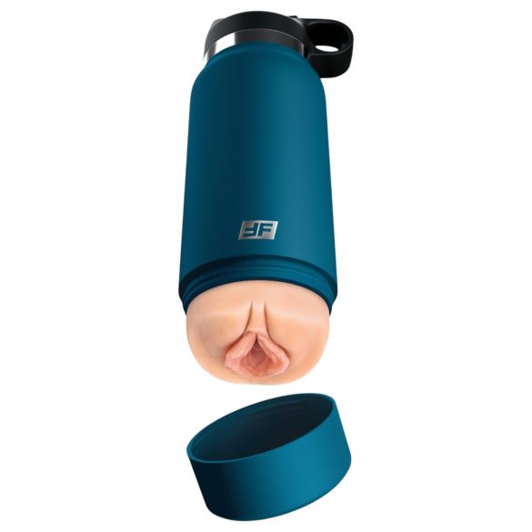 Fuck Flask Private Pleaser - Möschespender im Flakon (blau-natur)