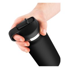   Fap Flask Thrill Seeker - Masturbator in einer Feldflasche (schwarz)