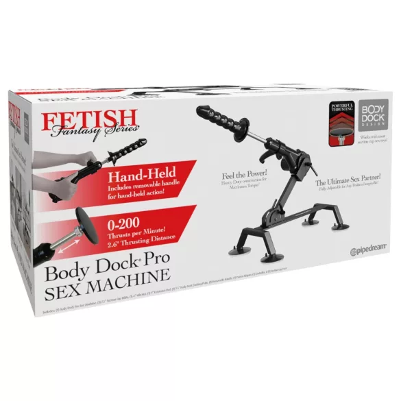 Fetisch Body Dock Pro - Sexmaschine (Schwarz)