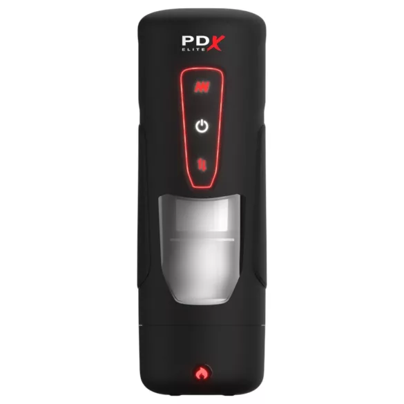 PDX Elite Milk Me Hotter - Erwärmender Masturbator (Schwarz)