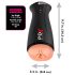 PDX Elite - Saug- & Vibrationsmasturbator (Schwarz)