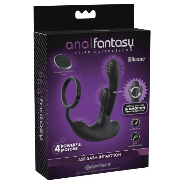 Anal Fantasy Ass-Gasm IntiMotion - Anal- und Prostatavibrator (schwarz)