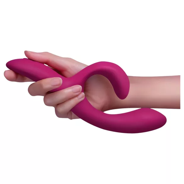 We-Vibe Nova 2 - App-gesteuerter flexibler Vibrator mit Klitorisstimulator (lila)
