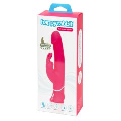   Happyrabbit Dual Density - wasserdichter Vibrator mit Klitorisarm (Pink)