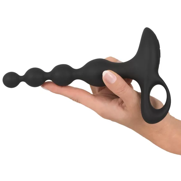 Black Velvets - Anal-Perlen Vibrator (schwarz)