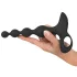 Black Velvets - Anal-Perlen Vibrator (schwarz)