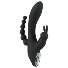 SMILE Triple - Akku, wasserfester 3-fach Vibrator (schwarz)