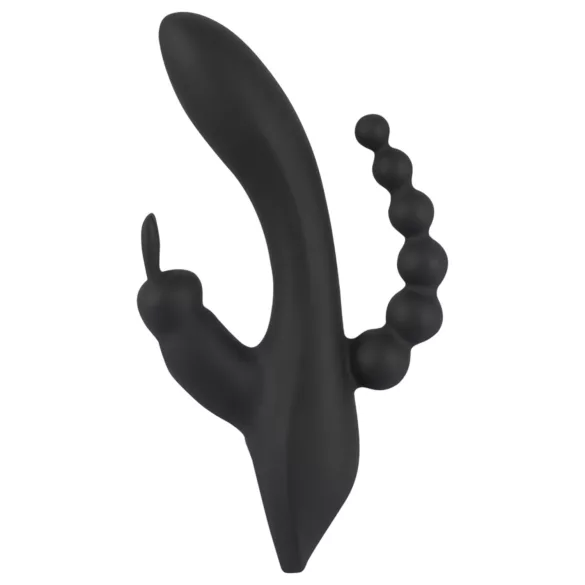 SMILE Triple - Akku, wasserfester 3-fach Vibrator (schwarz)