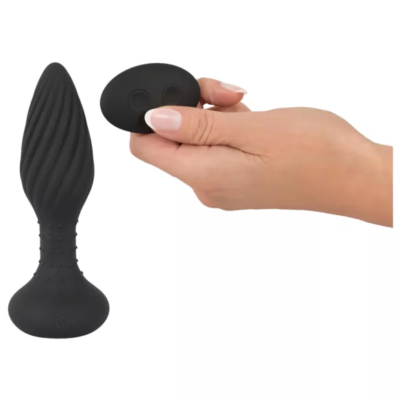 ANOS - Rotierender Perlen-Analvibrator (Schwarz)
