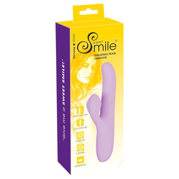 SMILE Thrusting - Klitorisarm, rotierender Stoßvibrator (lila)