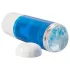 You2Toys - Akku-betriebener, rotierend-stoßender Masturbator (blau-weiß)