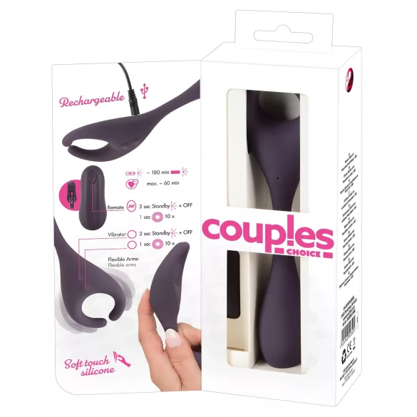 Paare Wahl - Akku Doppel-Motor Vibrator (lila)