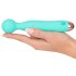 Cuties Mini Wand - Akkubetrieb, wasserdicht, Massagevibrator (grün)