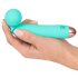 Cuties Mini Wand - Akkubetrieb, wasserdicht, Massagevibrator (grün)