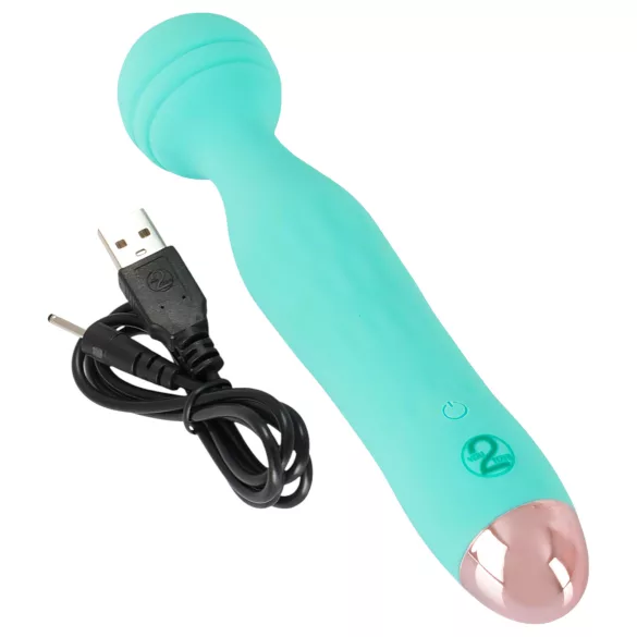 Cuties Mini Wand - Akku, wasserdichter Massagevibrator (grün)