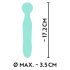 Cuties Mini Wand - Akkubetrieb, wasserdicht, Massagevibrator (grün)