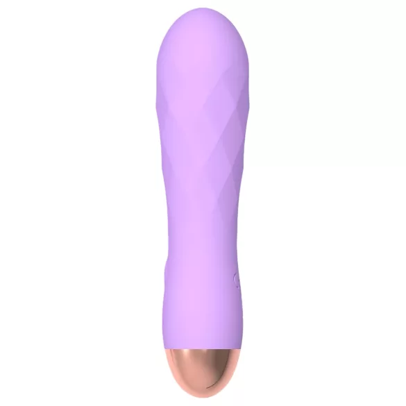 Cuties Mini - Akku, wasserdicht, gerippter Vibrator (lila)