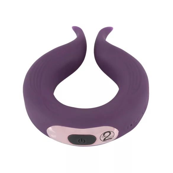 Couples Choice - Akku-Penisring mit 2 Motoren (lila)