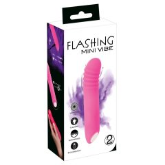   You2Toys - Blinkender Mini Vibe - wiederaufladbarer, leuchtender Vibrator (rosa)