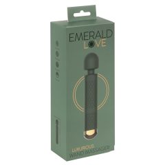   Emerald Love Wand - akkubetriebener, wasserdichter Massagevibrator (grün)