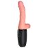 King Cock Plus 6,5 - Vibrator mit Hoden - Natur