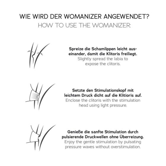 Womanizer Silver Delights - Luftwellen-Vibratoren-Set (Schwarz)