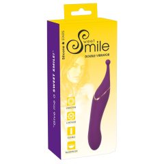 SMILE Double - Akkubetriebener 2in1 Klitorisvibrator (Lila)