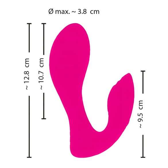 SMILE Panty - Akku, Funk 2in1 Vibrator (pink)