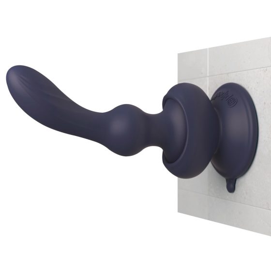 3Some Wandbänger P-Spot - aufladbarer, funkgesteuerter Prostata-Vibrator (blau)