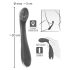 SMILE G-Punkt - Wiederaufladbarer, gerippter G-Punkt Vibrator (Lila)