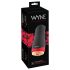 WYNE 01 - Wiederaufladbarer, vibrierender, wärmender Masturbator (schwarz)