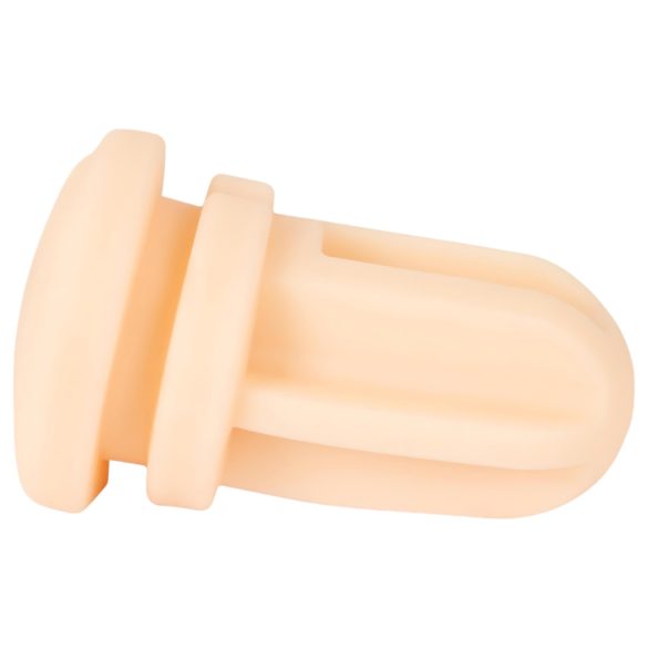 WYNE 01 - Wiederaufladbarer, vibrierender, wärmender Masturbator (schwarz)