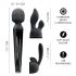 Ya Clit Wand - Akku-Massage-Vibrator-Set (Schwarz)