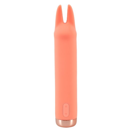 You2Toys peachy! Mini-Hase - akkubetriebener, hasenförmiger Klitorisvibrator (Pfirsich)