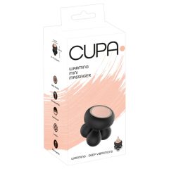   You2Toys CUPA Mini - Akkubetriebener, wärmender Massagevibrator (schwarz)