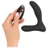 ANOS RC - Wiederaufladbarer Prostata Vibrator mit Fernbedienung (Schwarz)